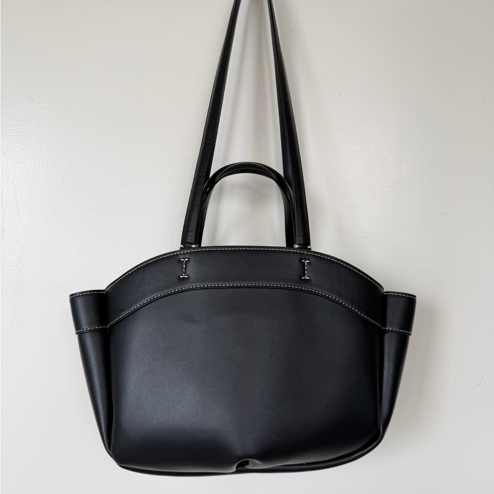 Zara Elegant Black Shoulder Bag